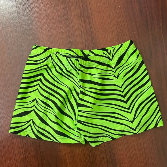 Pants - lime green shorts